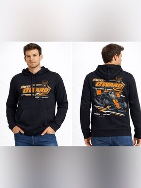Pato O'Ward‎ Arrow McLaren IndyCar Team Hoodie Sweatshirt Mens M Black Racing
